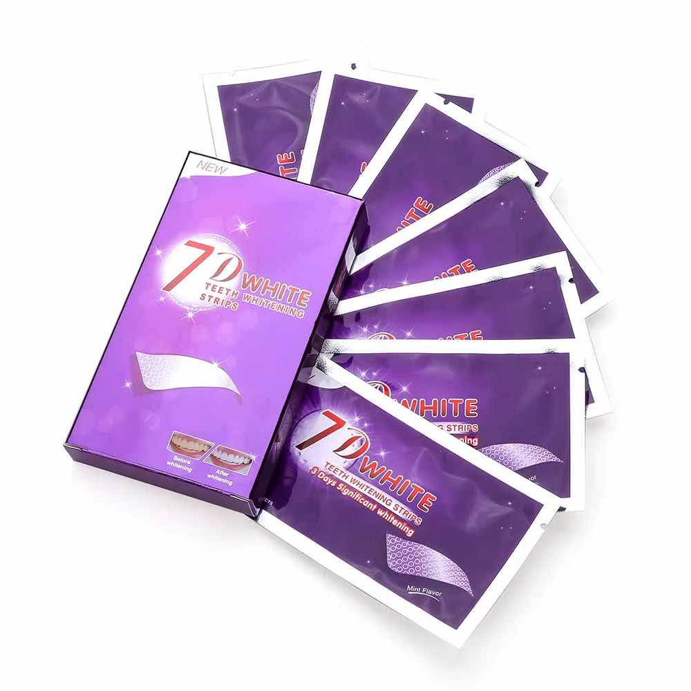 Purple Teeth Whitening Strip No Sensitive Teeth Bleaching Strip Colour Corrector Instant Teeth Clean Strip,At-Home Teeth Whiter