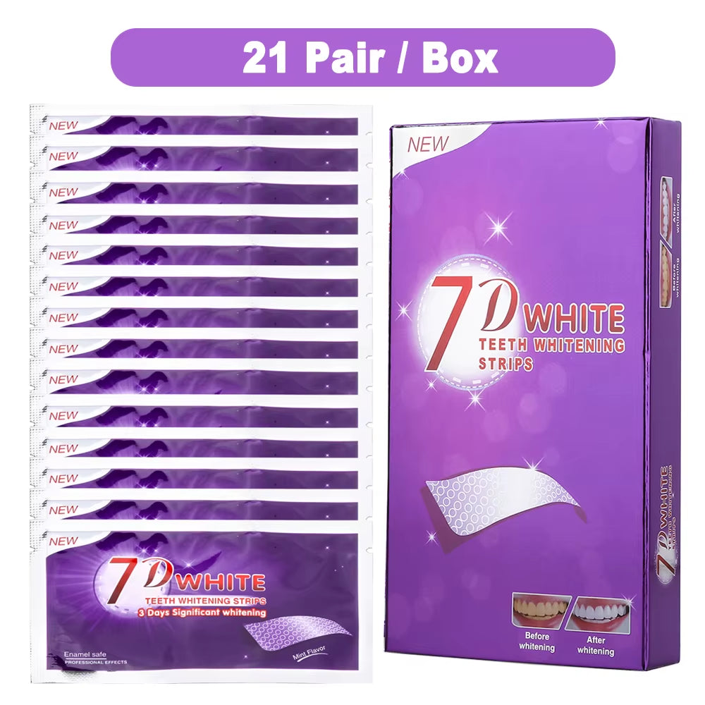 Purple Teeth Whitening Strip No Sensitive Teeth Bleaching Strip Colour Corrector Instant Teeth Clean Strip,At-Home Teeth Whiter
